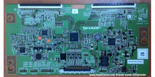 CPWBX, RUNTK, DUNTK, 4973TP, SHARP, SAMSUNG UE40D5003, T-CON BOARD
